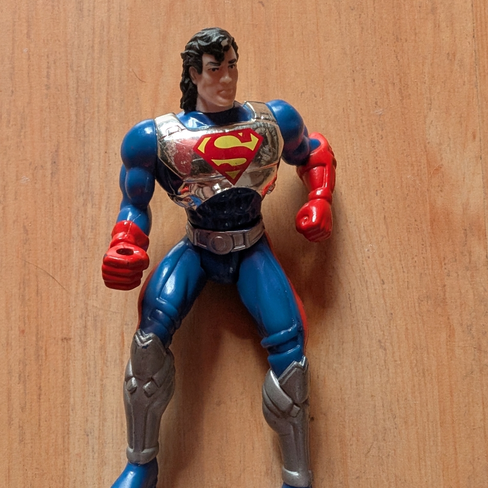 2/22 $ 90 Old School Batman And Superman 5"